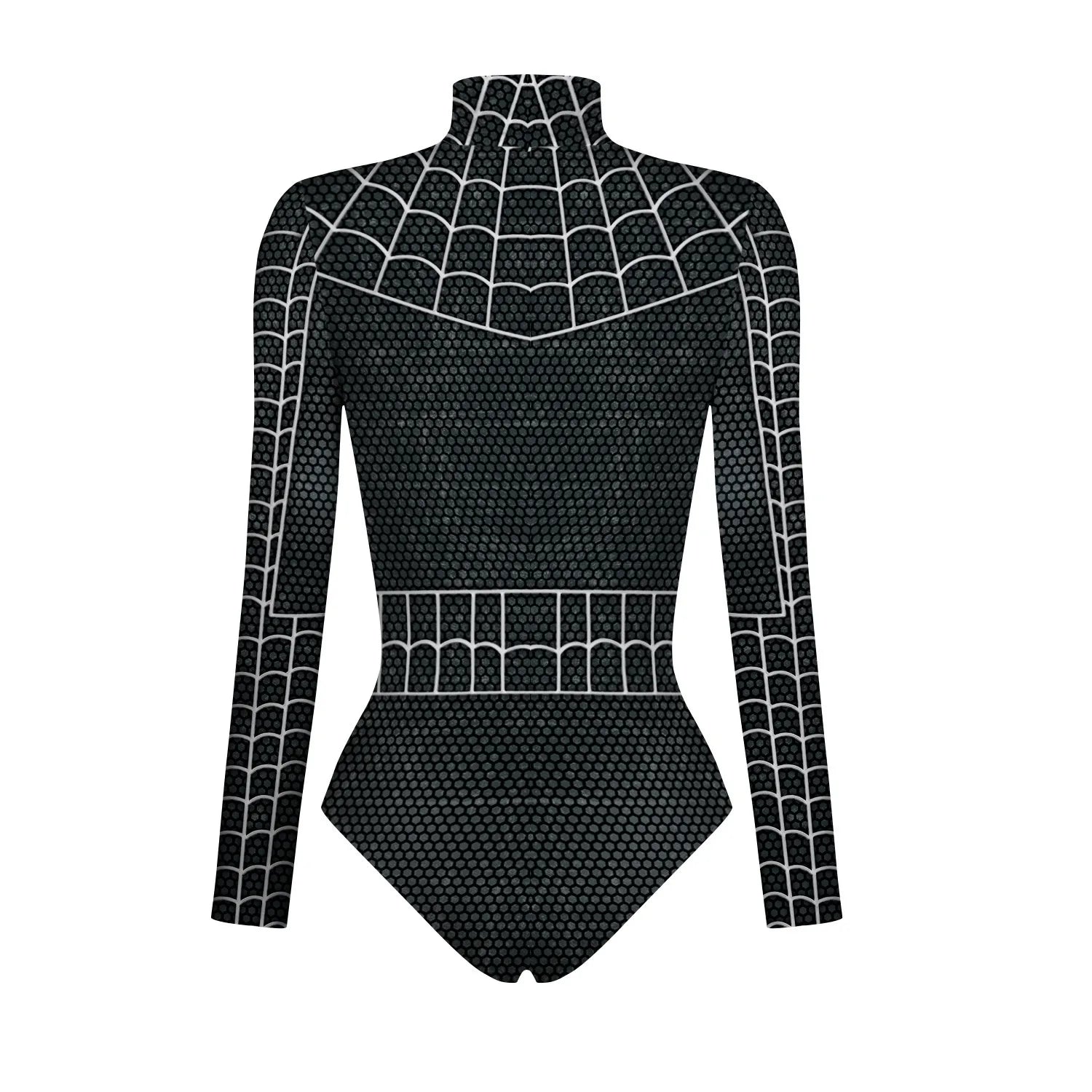 Maillot de Bain Spider-Man Noir pour Femme 1 Pièce