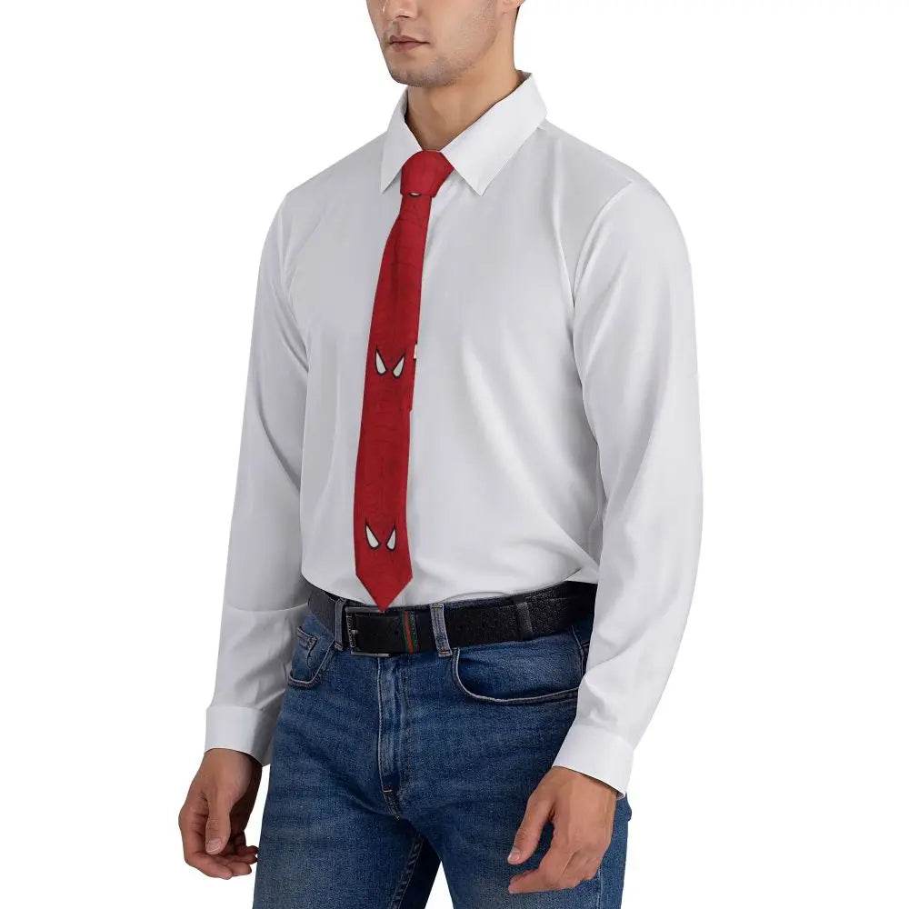 Cravate Spider-Man Logo Araignée