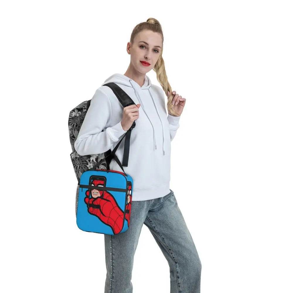 Lunch Bag Spider-Man en Selfie