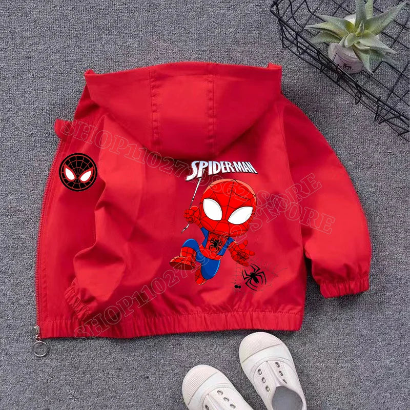 Veste Spider-Man Coupe Vent pour Enfant
