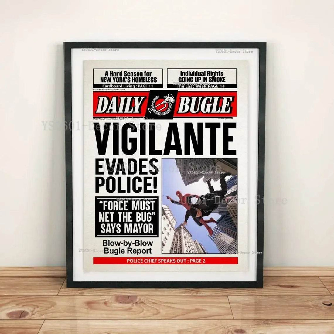 Poster Spider-Man Article du Daily Bugle