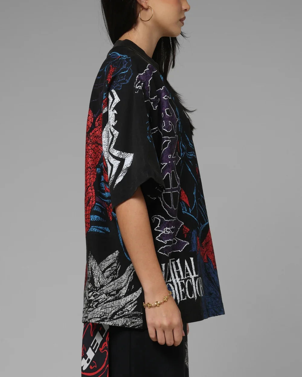 T-Shirt Spider-Man VS Venom pour Femme Oversize