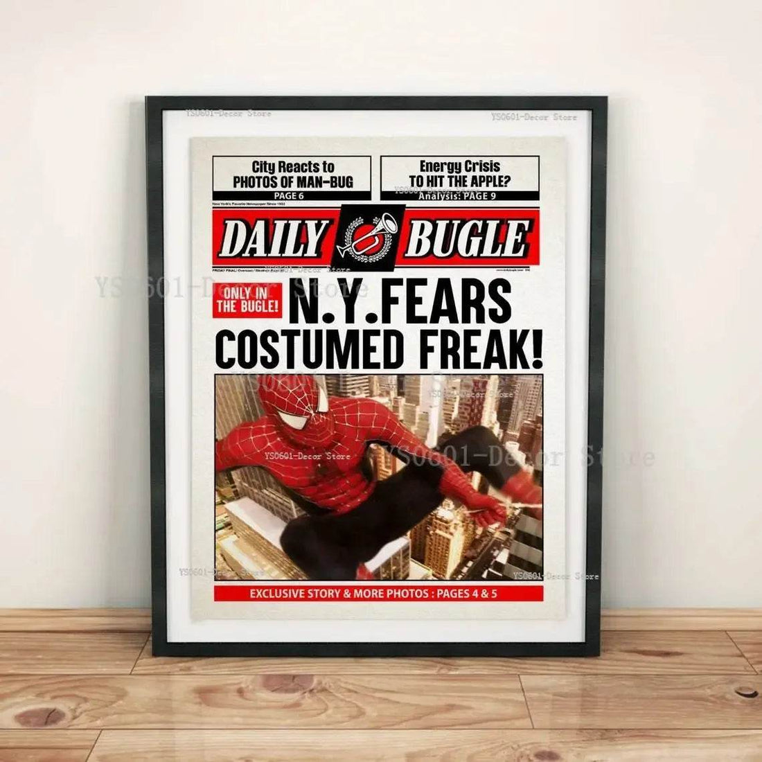 Poster Spider-Man Article du Daily Bugle