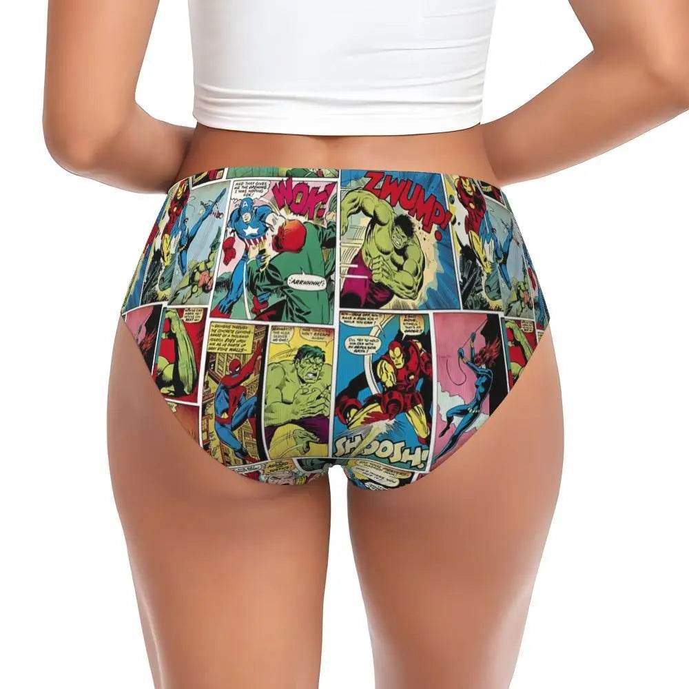 Culotte Spider-Man Noir et Blanc Retro