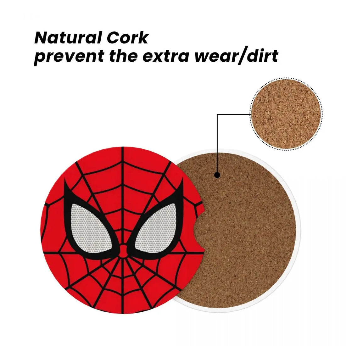 Dessous de Verre Spider-Man Noir