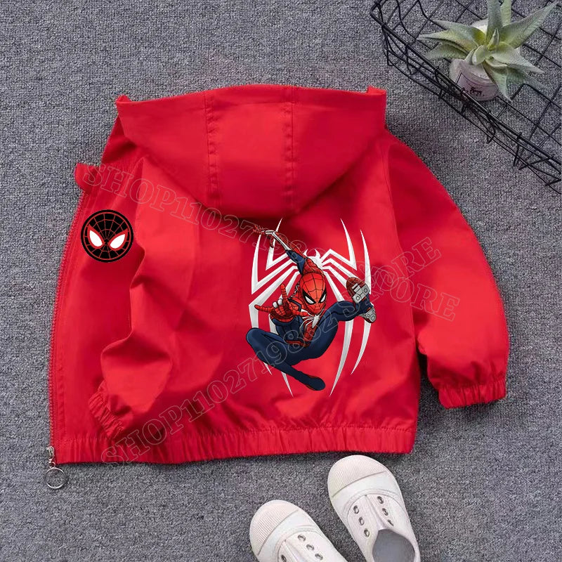 Veste Spider-Man Coupe Vent pour Enfant