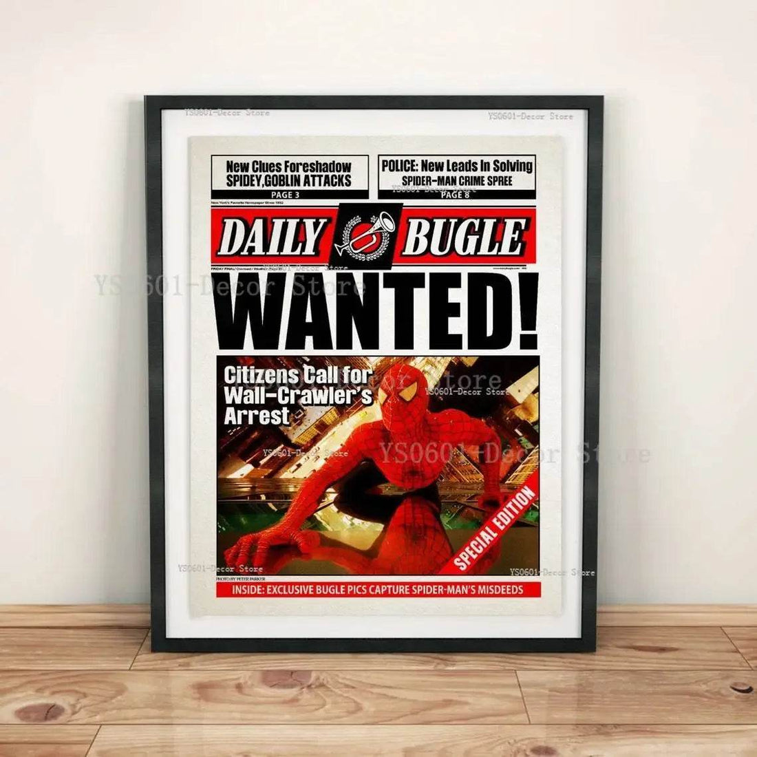 Poster Spider-Man Article du Daily Bugle