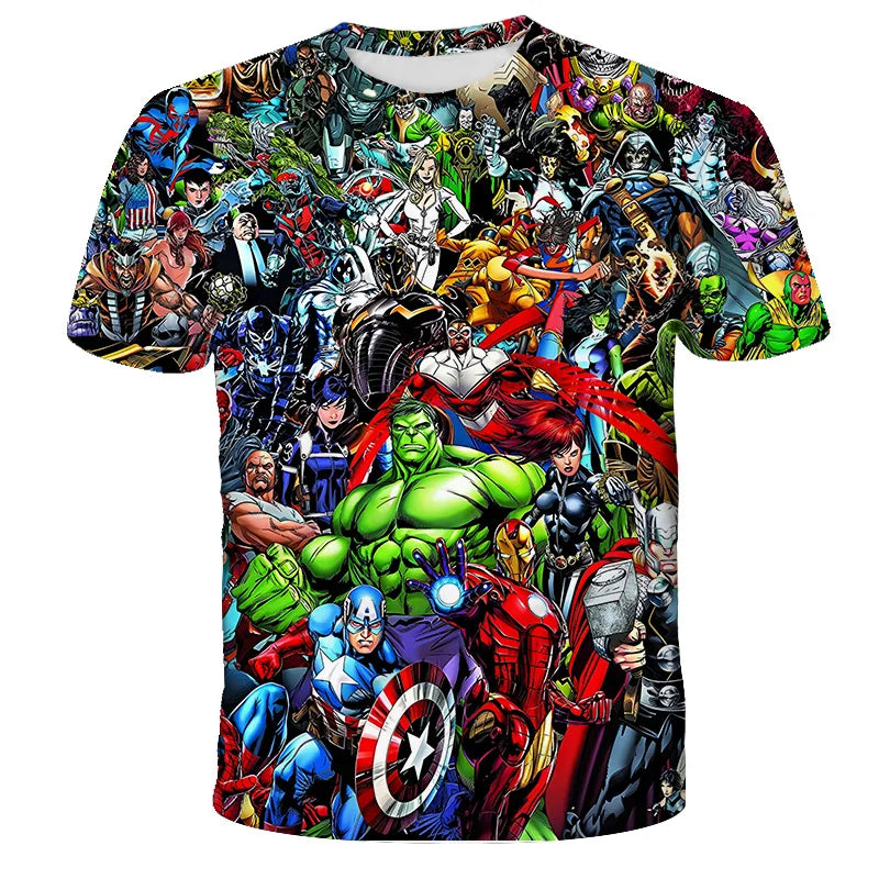 T-Shirt Spider-Man et les Avengers pour Enfant