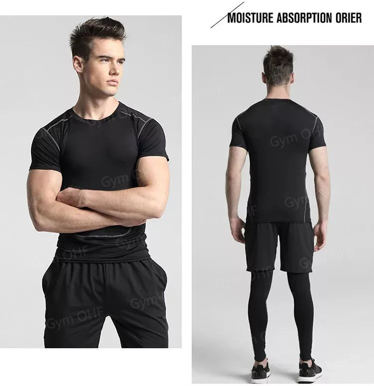 Pack Complet de Compression Spider-Man (Gilet-T-shirt-legging-short)