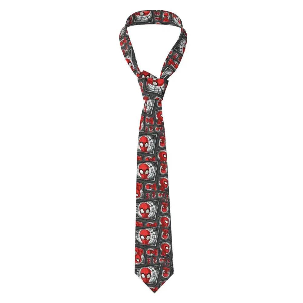 Cravate Spider-Man Blanche et Rouge