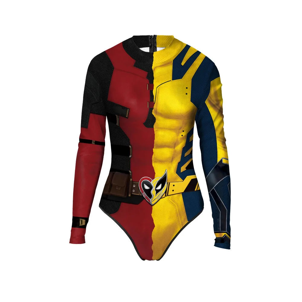 Maillot de Bain Spider-Man Noir pour Femme 1 Pièce
