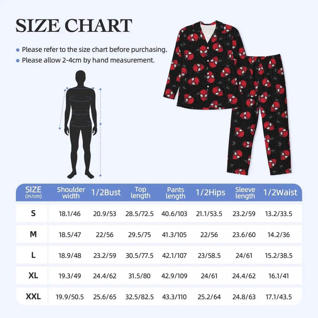 Pyjama Spider-Man Adulte