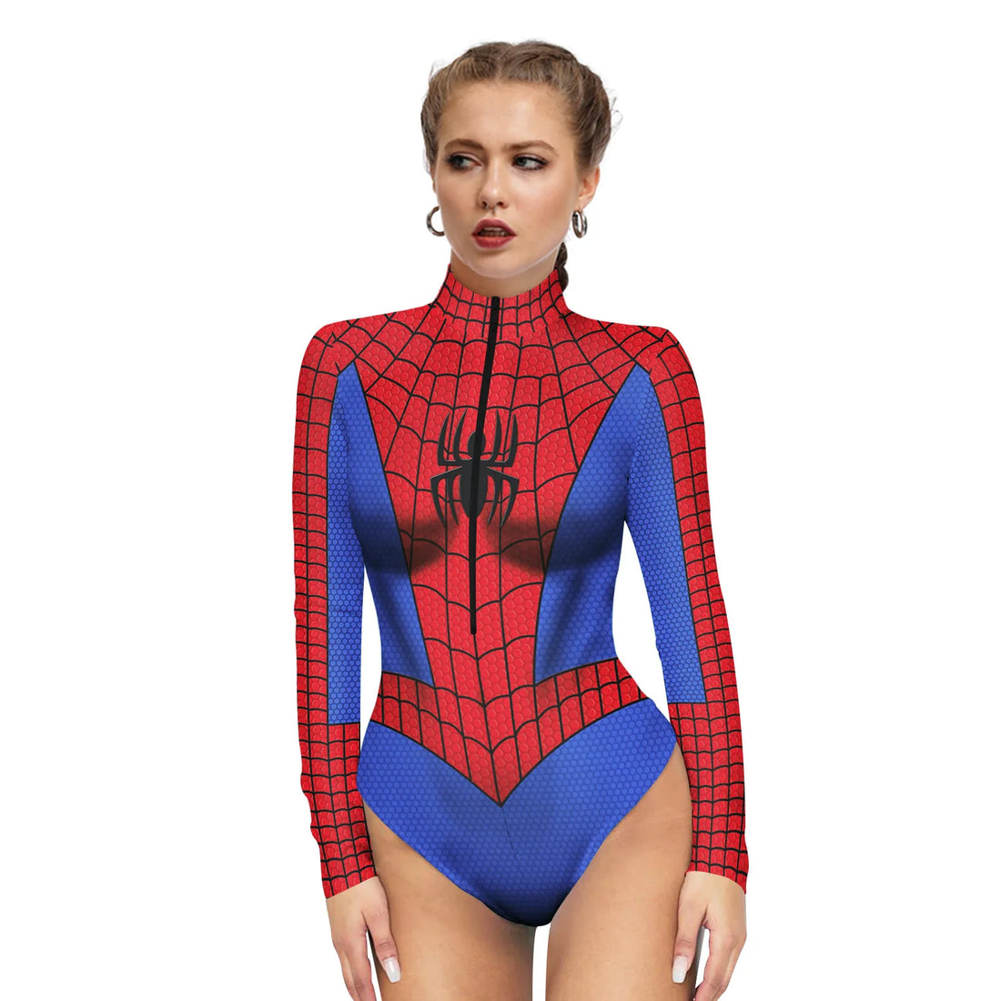 Maillot de Bain Spider-Man Noir pour Femme 1 Pièce