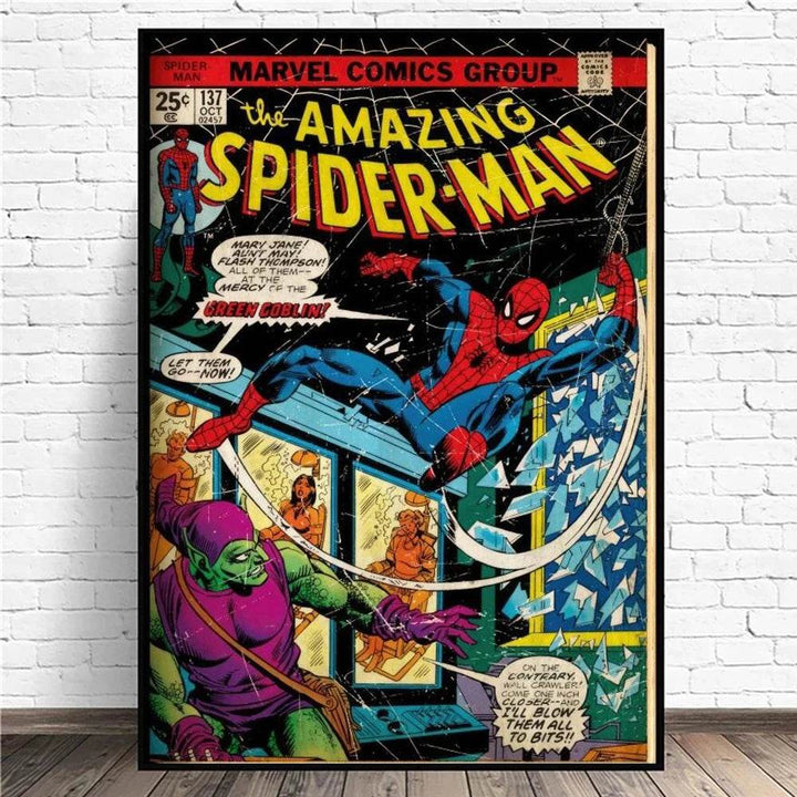 Affiche Spider-Man et le Bouffon Vert