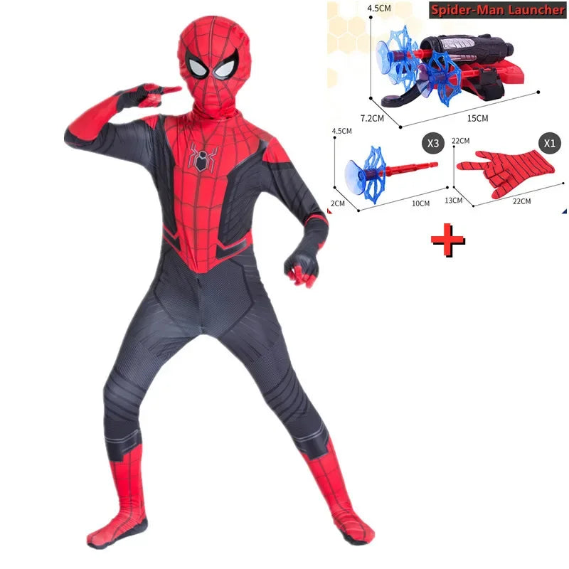 Pack Déguisement Iron Spider-Man Enfant avec Lance Toile