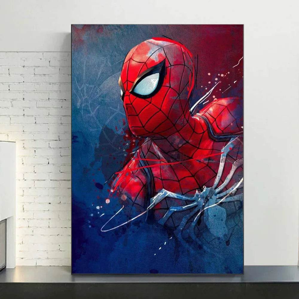Poster Spider-Man en Aquarelle