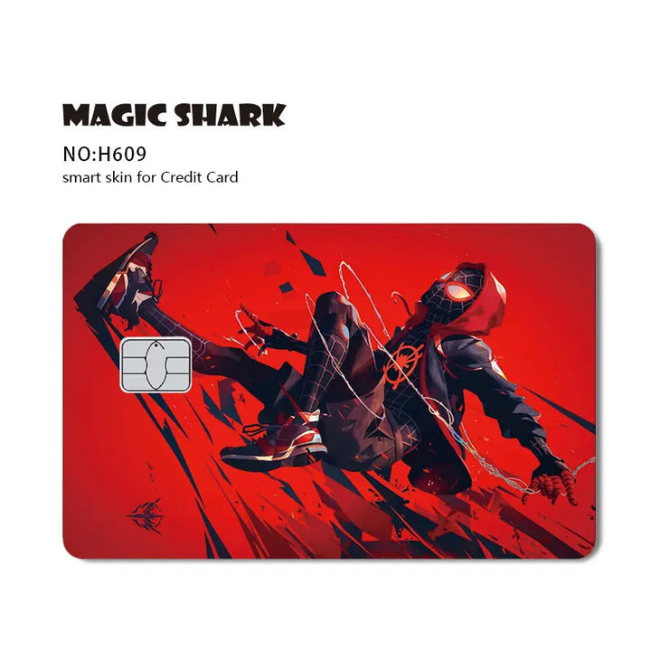 Autocollant de Carte Bancaire Spider-Man Miles Morales