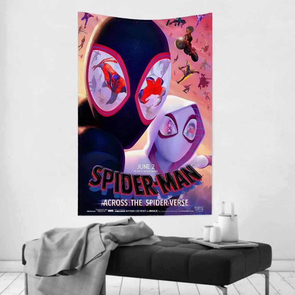 Tapisserie Spider-Man Miles et Gwen